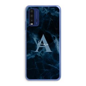 CaseCompany Midnight Marble: Xiaomi Redmi 9T Transparant Hoesje