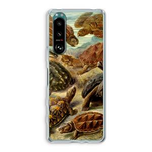 CaseCompany Haeckel Chelonia: Sony Xperia 5 III Transparant Hoesje