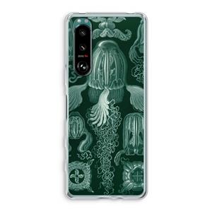 CaseCompany Haeckel Cubomedusae: Sony Xperia 5 III Transparant Hoesje