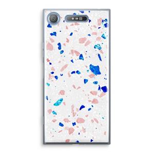 CaseCompany Terrazzo N°6: Sony Xperia XZ1 Transparant Hoesje