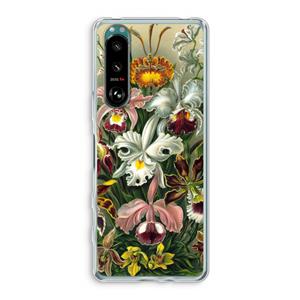 CaseCompany Haeckel Orchidae: Sony Xperia 5 III Transparant Hoesje