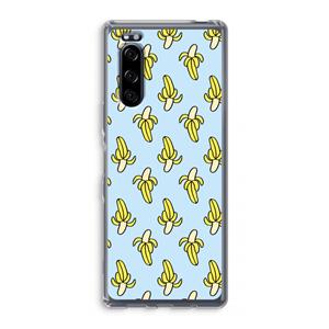 CaseCompany Bananas: Sony Xperia 5 Transparant Hoesje