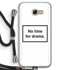 CaseCompany No drama: Samsung Galaxy A5 (2017) Transparant Hoesje met koord