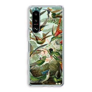 CaseCompany Haeckel Trochilidae: Sony Xperia 5 III Transparant Hoesje