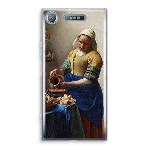 CaseCompany The Milkmaid: Sony Xperia XZ1 Transparant Hoesje