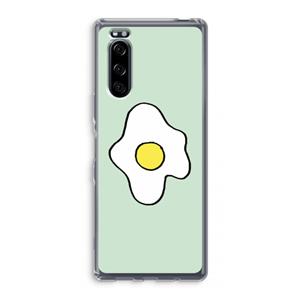 CaseCompany Spiegelei: Sony Xperia 5 Transparant Hoesje