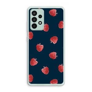 CaseCompany Framboosjes: Samsung Galaxy A52s 5G Transparant Hoesje