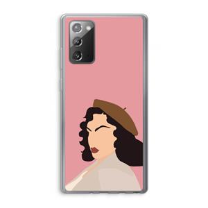 CaseCompany Confidence: Samsung Galaxy Note 20 / Note 20 5G Transparant Hoesje