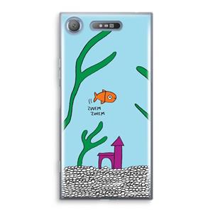 CaseCompany Aquarium: Sony Xperia XZ1 Transparant Hoesje