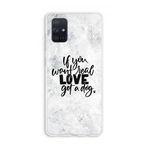 CaseCompany Partner in crime: Galaxy A71 Transparant Hoesje
