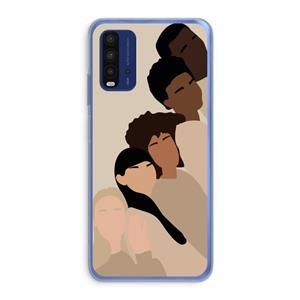 CaseCompany Sweet creatures: Xiaomi Redmi 9T Transparant Hoesje