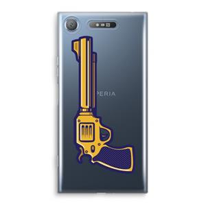CaseCompany Pew Pew Pew: Sony Xperia XZ1 Transparant Hoesje