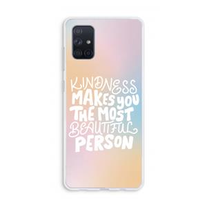 CaseCompany The prettiest: Galaxy A71 Transparant Hoesje