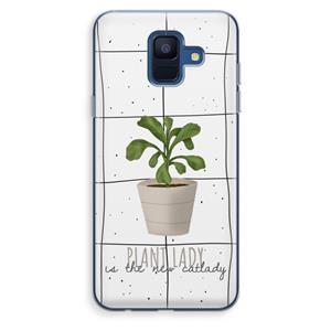 CaseCompany Kamerplant op vensterruit: Samsung Galaxy A6 (2018) Transparant Hoesje