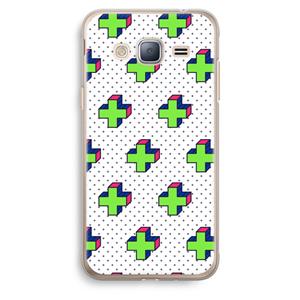 CaseCompany 8-bit N°10: Samsung Galaxy J3 (2016) Transparant Hoesje