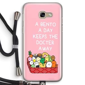 CaseCompany Bento a day: Samsung Galaxy A5 (2017) Transparant Hoesje met koord