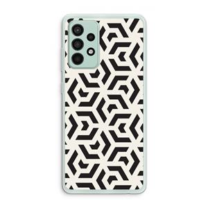 CaseCompany Crazy pattern: Samsung Galaxy A52s 5G Transparant Hoesje