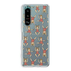 CaseCompany Gymboys: Sony Xperia 5 III Transparant Hoesje