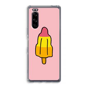 CaseCompany Raketijsje: Sony Xperia 5 Transparant Hoesje
