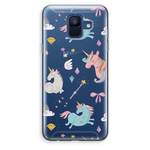 CaseCompany Fantasiewereld: Samsung Galaxy A6 (2018) Transparant Hoesje
