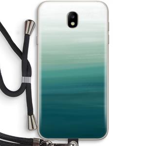 CaseCompany Ocean: Samsung Galaxy J7 (2017) Transparant Hoesje met koord