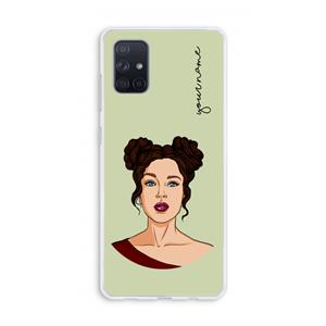 CaseCompany Pop-Art Creator: Galaxy A71 Transparant Hoesje