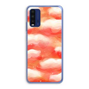CaseCompany Lichte Wolken: Xiaomi Redmi 9T Transparant Hoesje