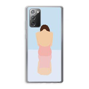 CaseCompany Mirror: Samsung Galaxy Note 20 / Note 20 5G Transparant Hoesje