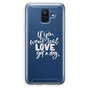 CaseCompany Partner in crime: Samsung Galaxy A6 (2018) Transparant Hoesje