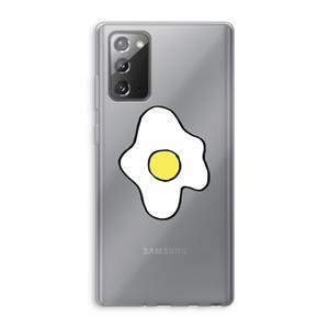 CaseCompany Spiegelei: Samsung Galaxy Note 20 / Note 20 5G Transparant Hoesje