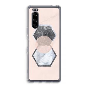 CaseCompany Creatieve toets: Sony Xperia 5 Transparant Hoesje