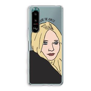 CaseCompany Ashley: Sony Xperia 5 III Transparant Hoesje