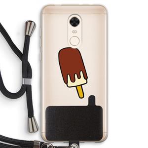 CaseCompany Frisco: Xiaomi Redmi 5 Transparant Hoesje met koord