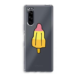 CaseCompany Raketijsje: Sony Xperia 5 Transparant Hoesje