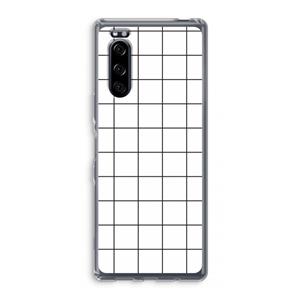 CaseCompany Rooster: Sony Xperia 5 Transparant Hoesje
