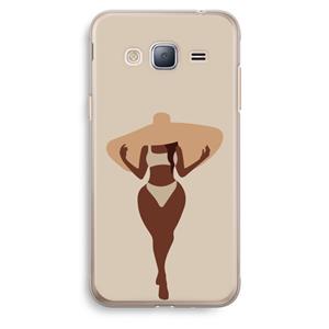 CaseCompany Let's get salty: Samsung Galaxy J3 (2016) Transparant Hoesje
