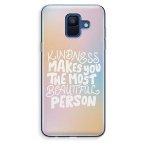CaseCompany The prettiest: Samsung Galaxy A6 (2018) Transparant Hoesje
