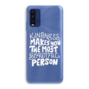 CaseCompany The prettiest: Xiaomi Redmi 9T Transparant Hoesje