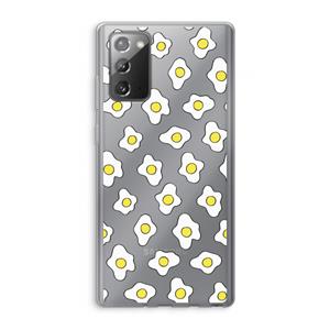 CaseCompany Spiegeleitjes: Samsung Galaxy Note 20 / Note 20 5G Transparant Hoesje