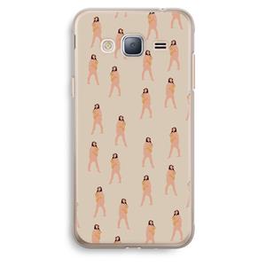 CaseCompany You're so golden: Samsung Galaxy J3 (2016) Transparant Hoesje