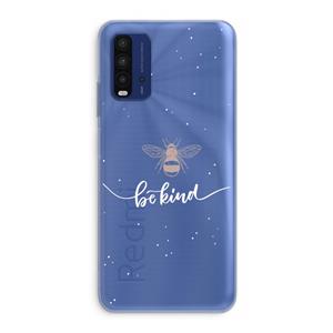 CaseCompany Be(e) kind: Xiaomi Redmi 9T Transparant Hoesje