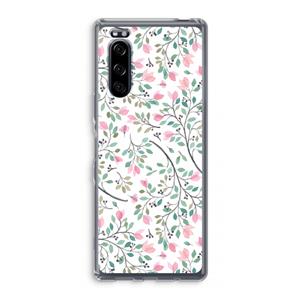 CaseCompany Sierlijke bloemen: Sony Xperia 5 Transparant Hoesje