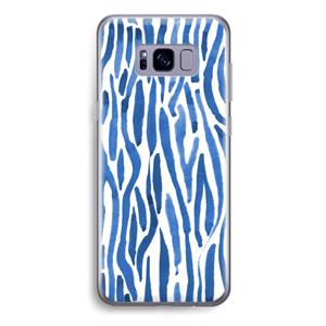 CaseCompany Blauwe nerven: Samsung Galaxy S8 Plus Transparant Hoesje