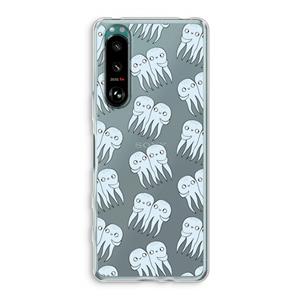 CaseCompany Octopussen: Sony Xperia 5 III Transparant Hoesje