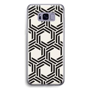 CaseCompany Geometrisch patroon: Samsung Galaxy S8 Plus Transparant Hoesje