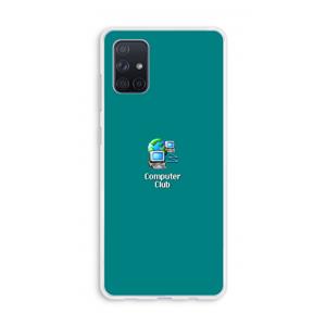 CaseCompany Win98: Galaxy A71 Transparant Hoesje