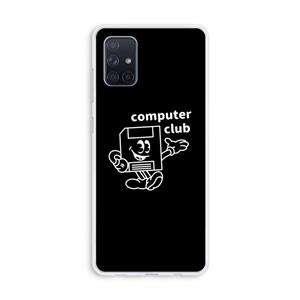 CaseCompany Floppyhead: Galaxy A71 Transparant Hoesje