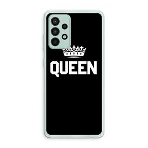 CaseCompany Queen zwart: Samsung Galaxy A52s 5G Transparant Hoesje