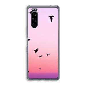 CaseCompany Fly away: Sony Xperia 5 Transparant Hoesje