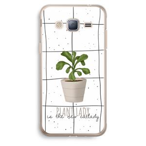 CaseCompany Kamerplant op vensterruit: Samsung Galaxy J3 (2016) Transparant Hoesje
